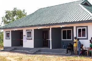 The three-unit facility was financed through the MP’s share of the District Assembly Common Fund