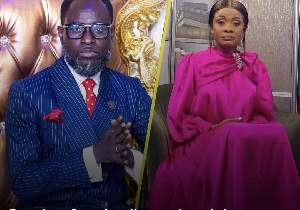 Diana Asamoah and Prophet Ogyaba