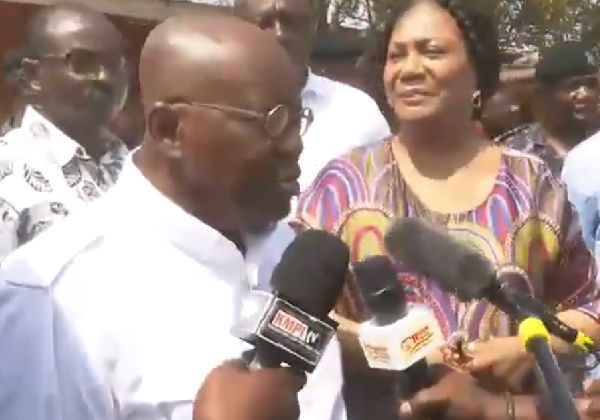 President Akufo-Addo commended the smooth electoral process