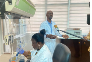 Dr. Andrew Sarkodie Appiah, Manager for the Plant Disease Research Centre