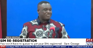 The Minister for Communications, Digitalisation, and Innovation, Samuel Nartey George