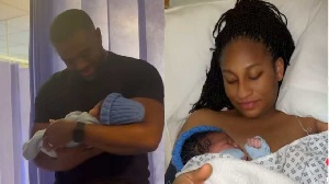 Williams Uchemba and his wife