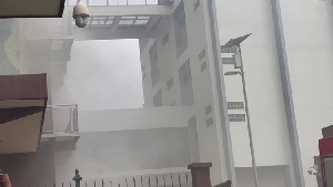 The cause of the fire is still unknown