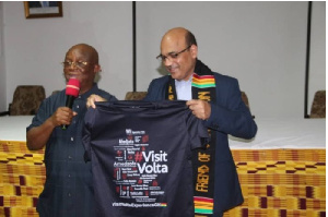 Mr. Gupta expressed his admiration for the Volta Region's lush greenery and serene environment