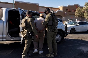 The weekend raids brought total arrests to over 2,300
