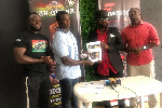 Officials of GBFA and Fitrip Gymnasium at an unveiling ceremony