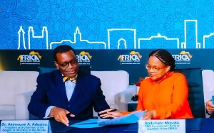 Dr. Akinwumi A. Adesina & Boitumelo Mosako