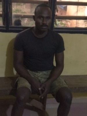 Akwasi was arrested after community members grew alarmed by his actions
