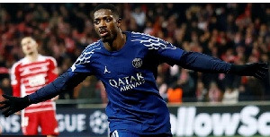 Ousmane Dembele has scored seven goals in three matches against Brest this season