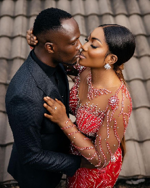 Agyemang-Badu and his wife