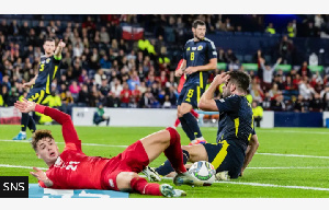 Poland secured a 3-2 victory against Scotland