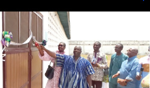 Mami Dufie Ofori (left) spearheaded the renovation