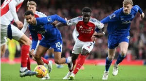 Arsenal held to a draw by Everton at home