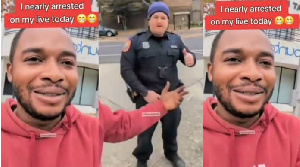 Police arrived and questioned Jonas, who clarified he was creating content