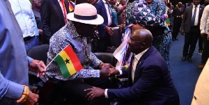 Dr. Mahamudu Bawumia meets former President Kuffuor