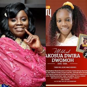 Hannah Marfo mourns loss of 23 year old daughter