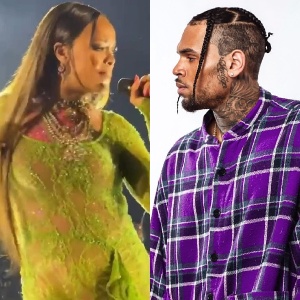 Chris Brown and Rihana