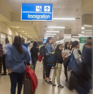 Airport formalities ( stock image)
