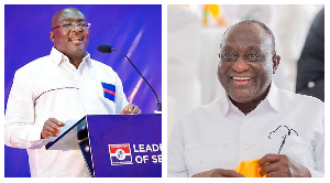 Dr Mahamudu Bawumia (left), Alan Kyerematen