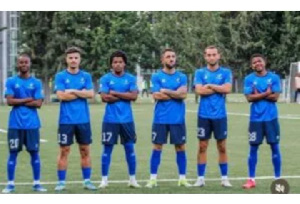 Joseph Amoako on far left