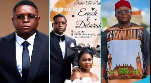 The invitation claimed he would marry a lady named Deborah at the Spintex Adonai Hotel