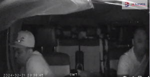 The recording depicted an armed robbery attempt targeting passengers