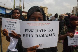 Muslim protestors