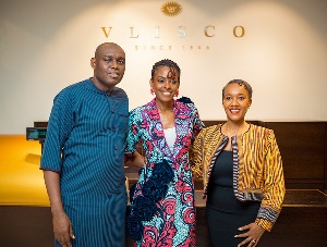 Victoria Michaels with Vlisco