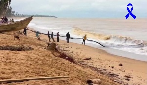 Galamsey activities affecting fishing at Anlo Beach in Shama