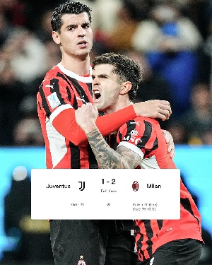 AC Milan came from behind to defeat Juventus 2-1