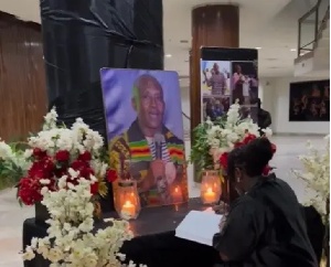 A vigil was held at the National Theatre for Mawuli Yao Semevo