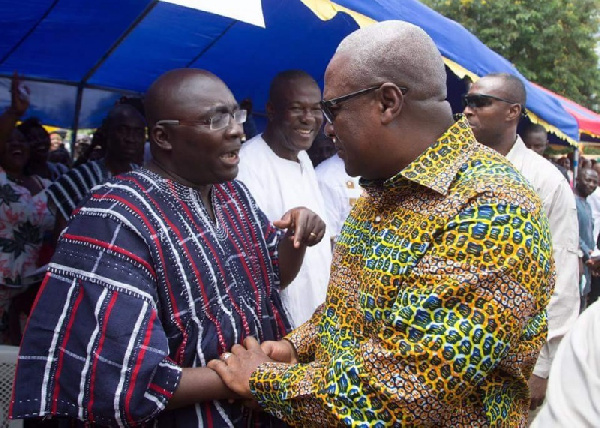 Dr. Mahamudu Bawumia and John Dramani Mahama
