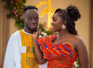 Akwaboah with his wife