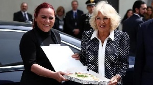 Queen Camilla received a Margherita pizza