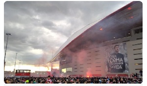 16 Atletico Madrid fans were arrested for misconduct