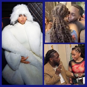 Burna Boy and girlfriend