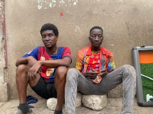 Amid the chaos, two individuals were caught attempting to loot from affected stores
