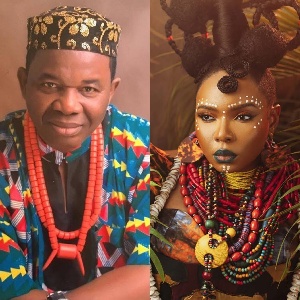 Yemi Alade and Chiwetalu Agu