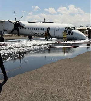 UN plane in Mogadischu