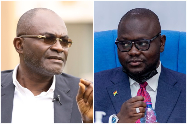 Kennedy Agyapong, Assin Central MP and Francis Asenso-Boakye, Bantama MP