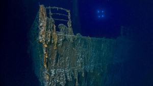 The ship’s decay is ongoing, with metal being eroded by microbes.