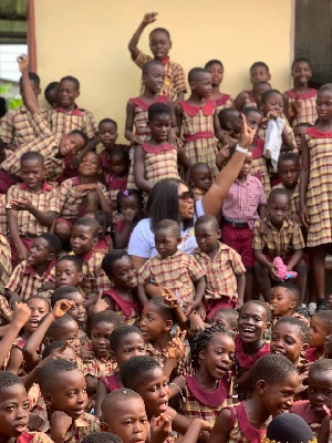 Regina Adu Sarfowaa sponsors needy students