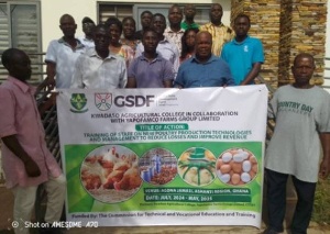Some of the participants at the training