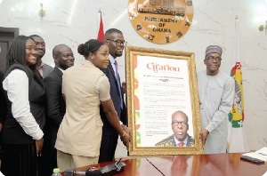 The RAs presented a citation to Mr. Bagbin