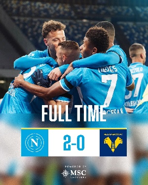 Napoli extends their Serie A lead to four points