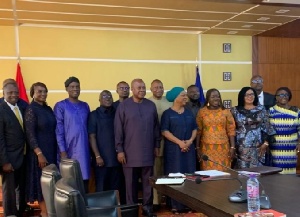 The inauguration took place at Jubilee House on Tuesday, February 11