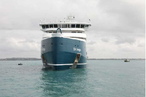 Elmina Fishing Harbour welcomed the first cruise vessel