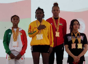 Winnifred Ntumi won one gold and two silver medals