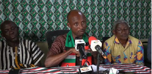 The NDC at a press conference held in Mim