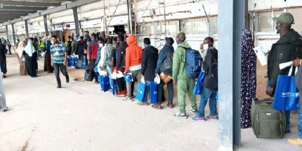 The returnees arrived in Ghana on Thursday